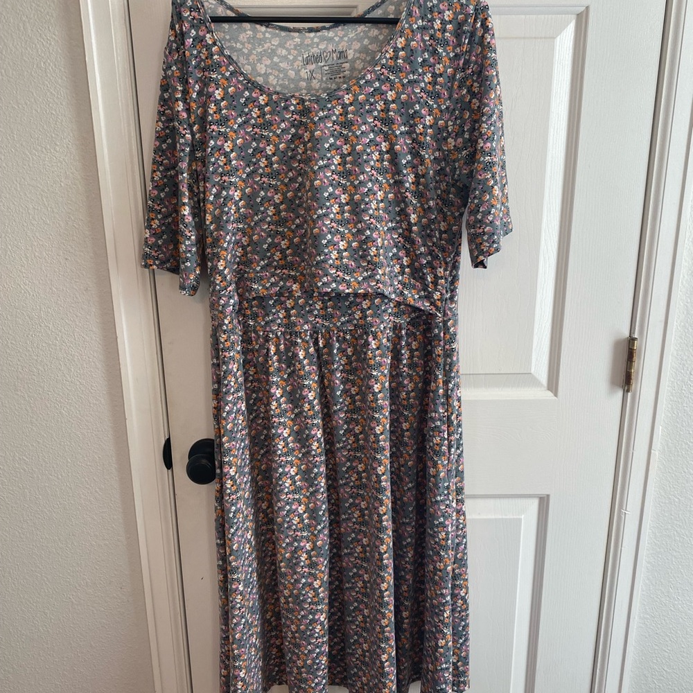 Latched Mama Cotton Nursing/Maternity Dress